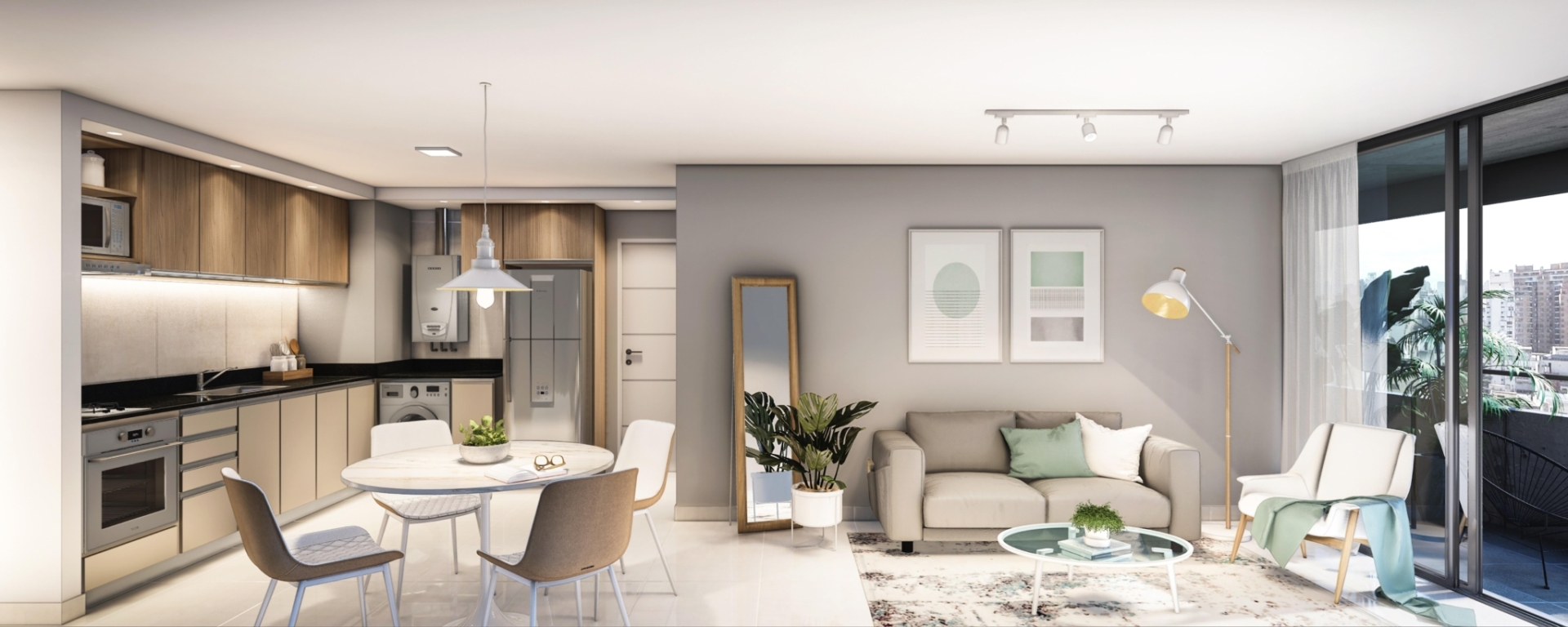 DEPTO 1D EXT. EN CONSTRUCCIÓN C/BALCÓN EN GRAL PAZ !