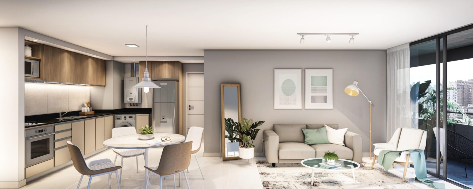 DEPTO 1D EXT. EN CONSTRUCCIÓN C/BALCÓN EN GRAL PAZ !