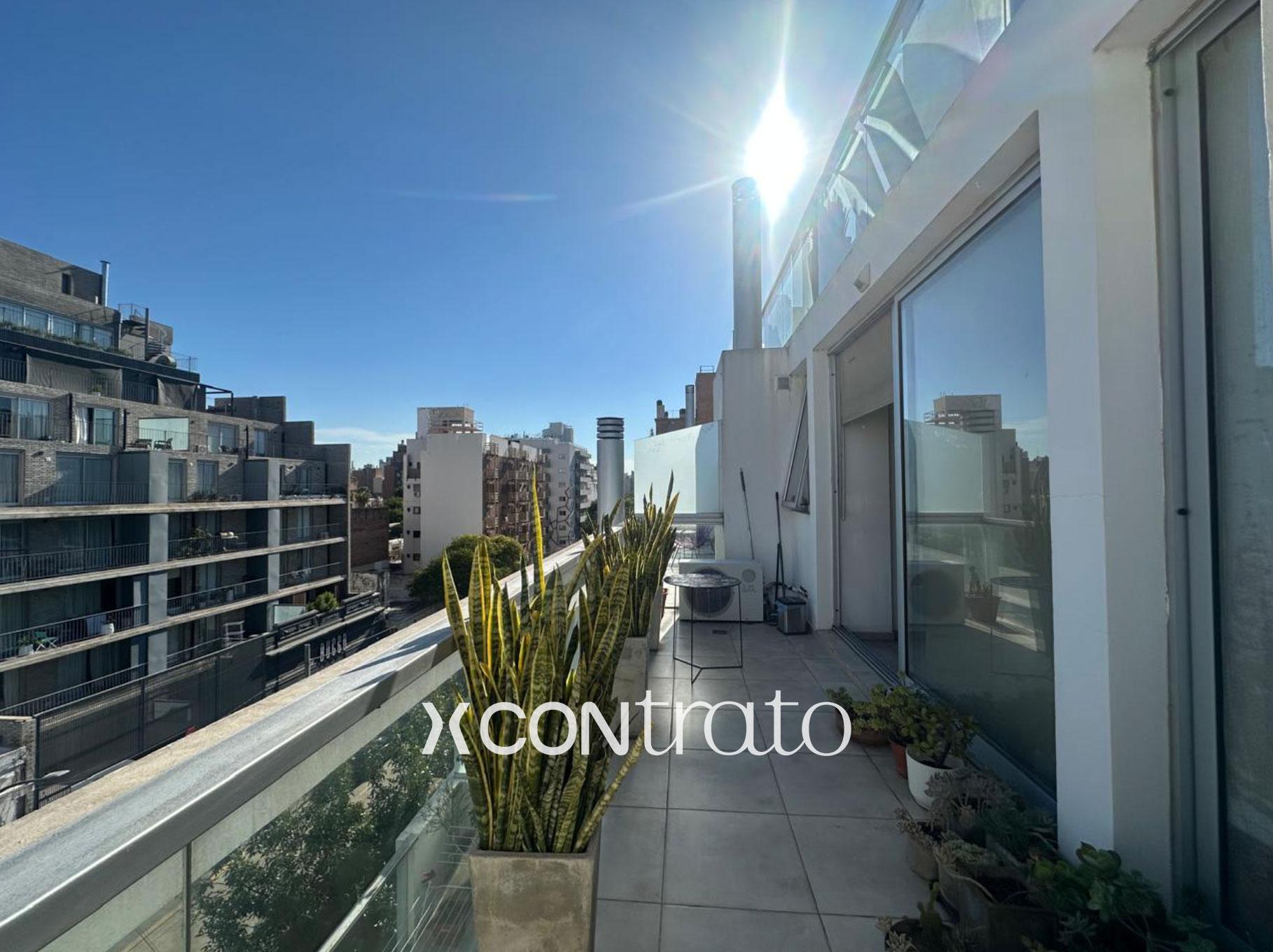 Dpto 1 Dormit Externo Piso Alto Balcon Terraza c/ Asador Cochera Pileta