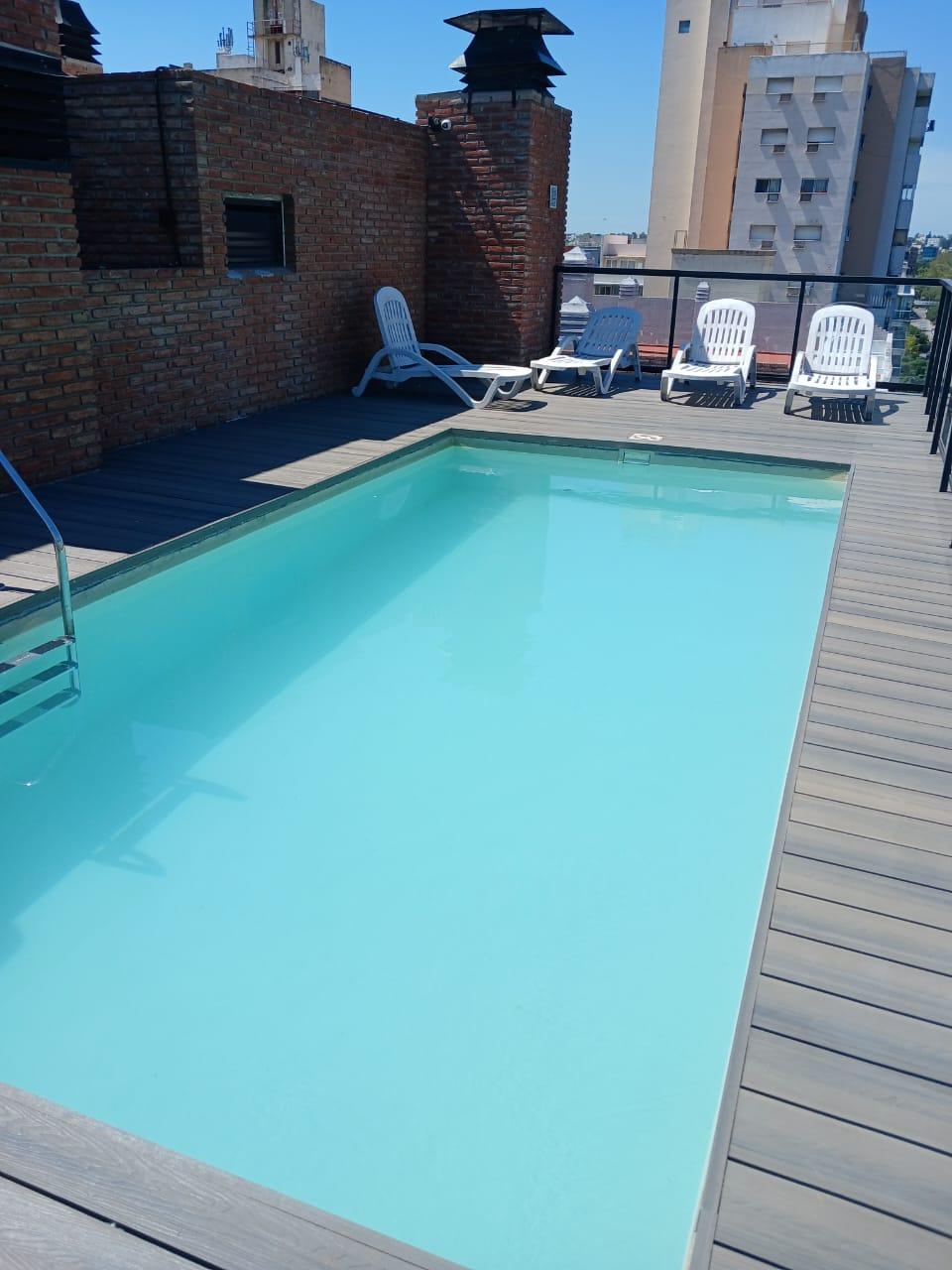 Bº Gral. Paz Espectacular dpto. 1 dorm. TOTALMENTE EQUIPADO c/balcón - Pileta y quincho con asador